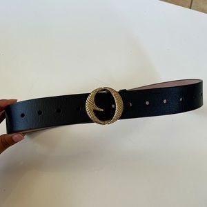 Black Clinch Belt